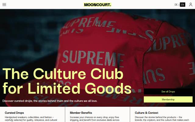 Mooncourt storefront