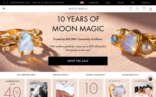 Jewelry by Moon Magic storefront