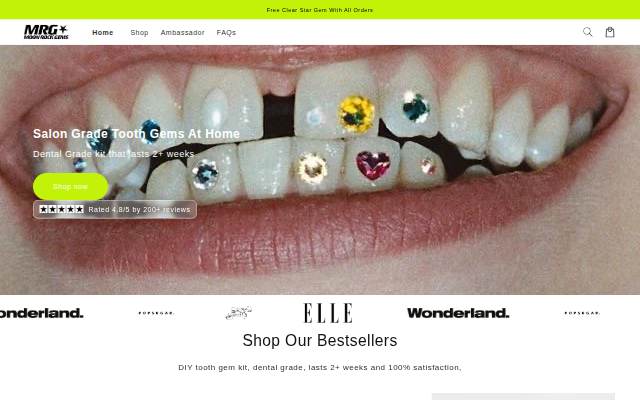 MoonRock Gems storefront