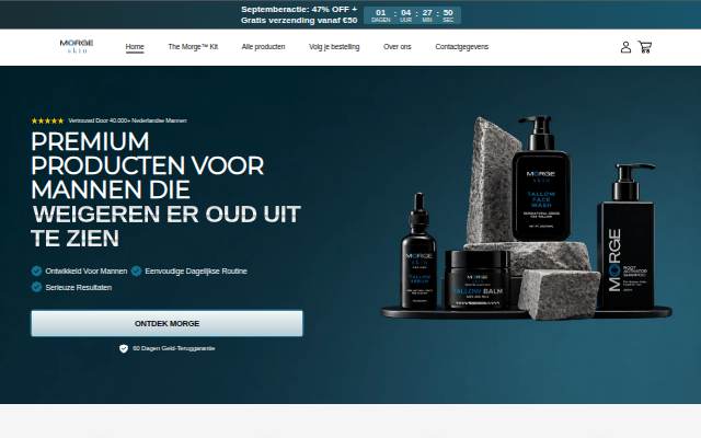 Morge Skin storefront