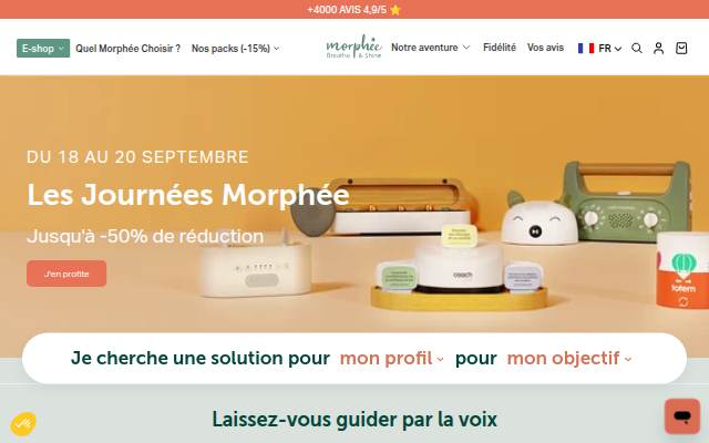Morphee storefront