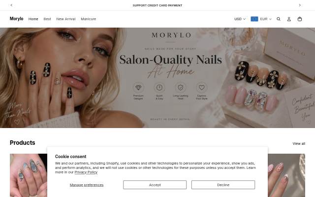 Morylo storefront