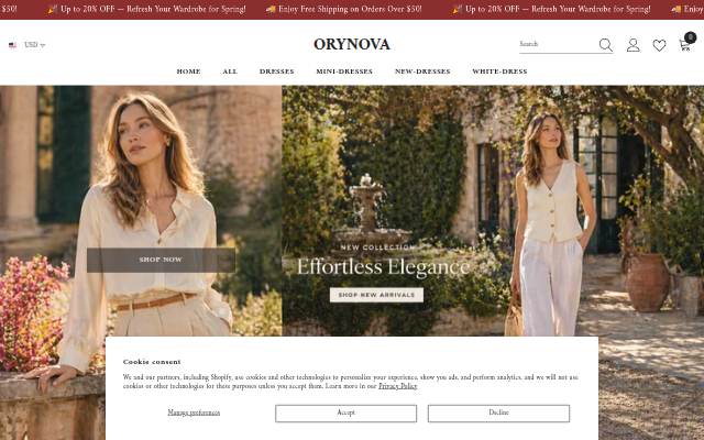 Vitrine de Orynova