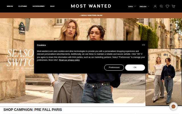 Most Wanted storefront