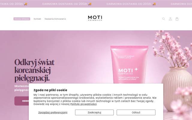Moti storefront