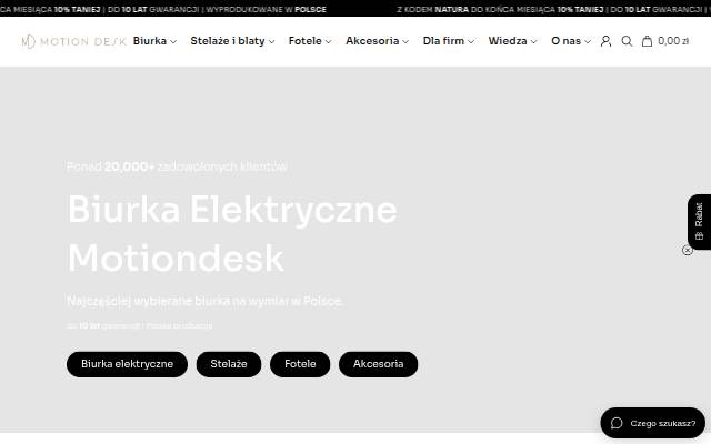 Motiondesk storefront