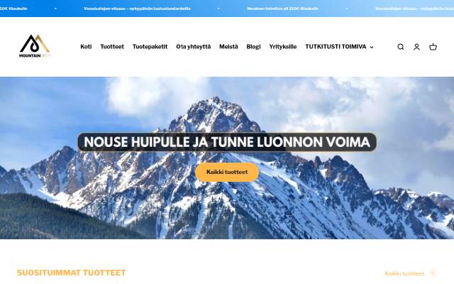 Mountaindrop Finland storefront