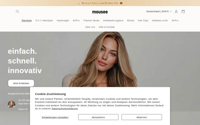 mousee storefront