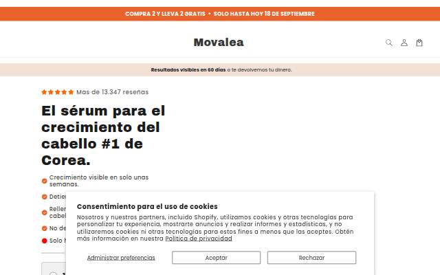 Movalea storefront