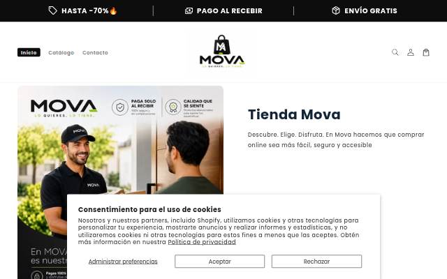 MOVA STORE storefront