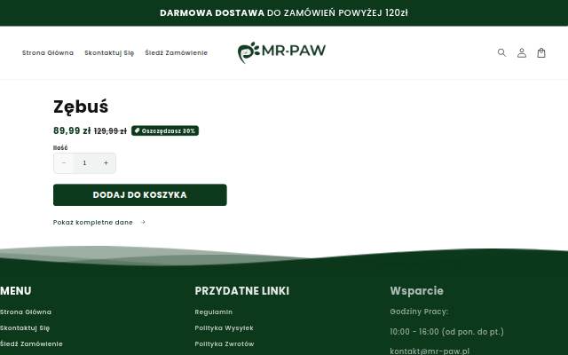Mr-Paw storefront