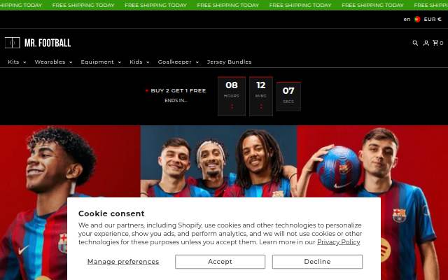 Montra da Mr. Football EU