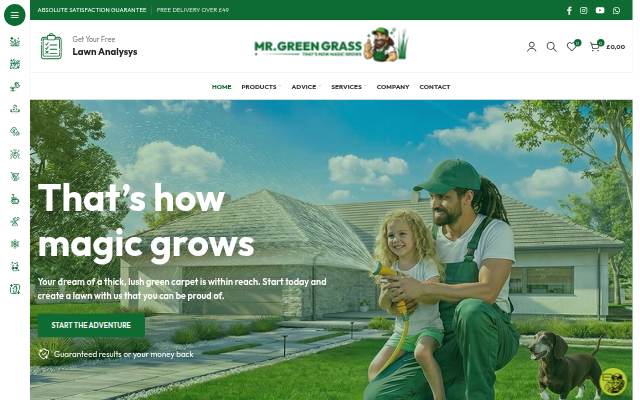 Montra da Mr. Green Grass