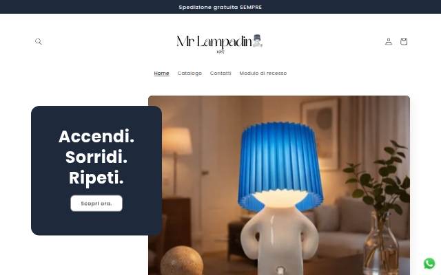 Mr Lampadino™ storefront