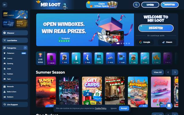 MrLoot storefront