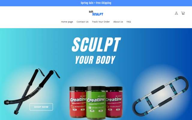Mr Sculpt storefront