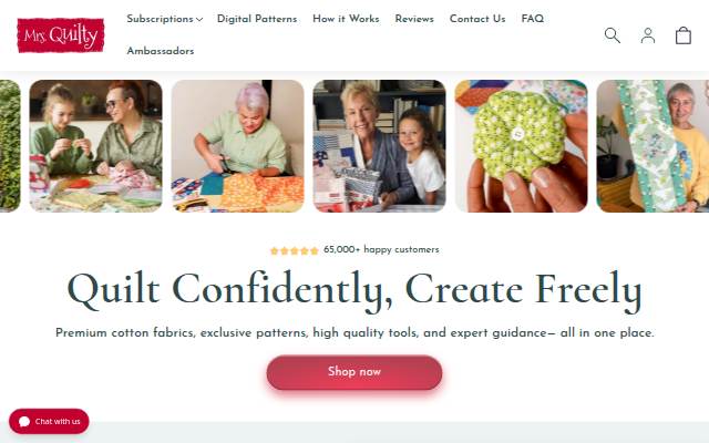 Mrs Quilty INT storefront