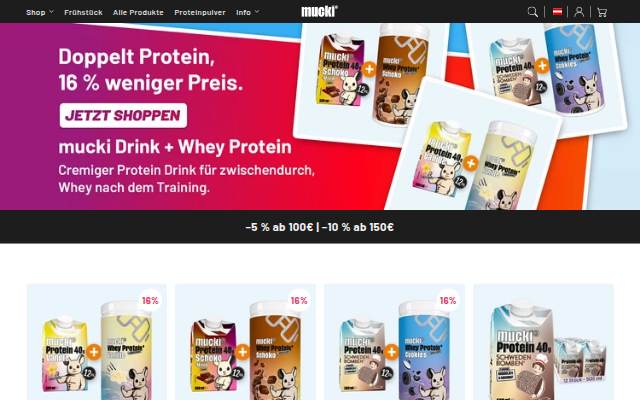 mucki Protein storefront