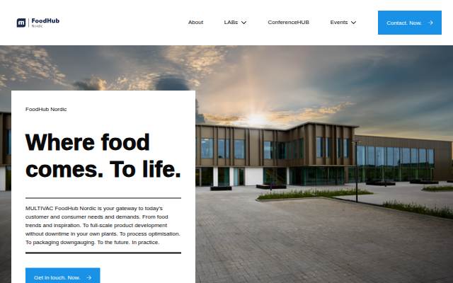 Multivac Foodhub Nordic storefront