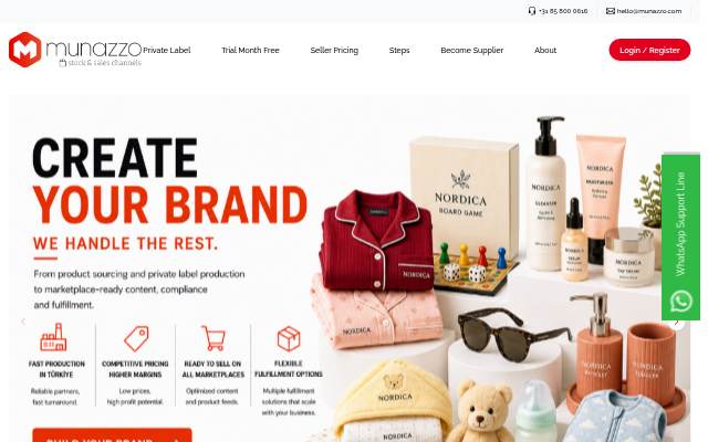 https://munazzo.com/ storefront