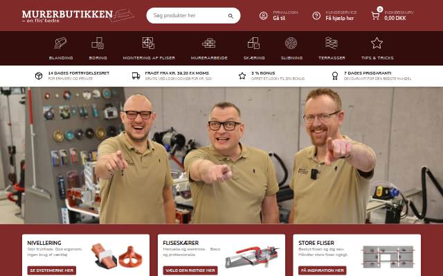 Murerudstyr & murergrej » Stort udvalg og høj kvalitet storefront
