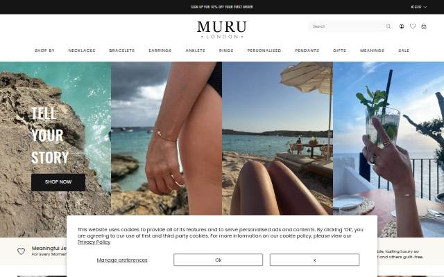 Muru Jewellery storefront