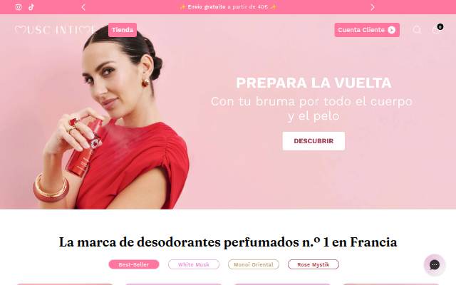 Musc Intime Espagne storefront