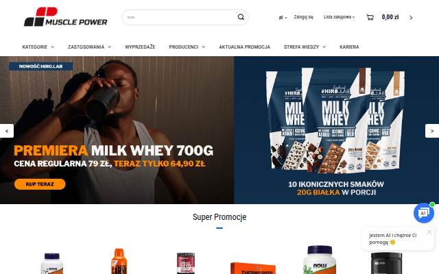 Muscle Power storefront