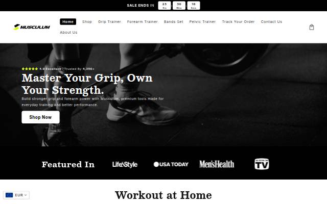 Musculum storefront