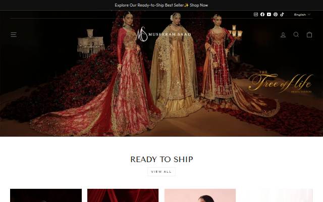 Musferah Saad storefront