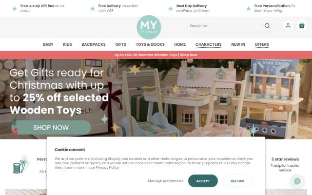 My 1st Years storefront