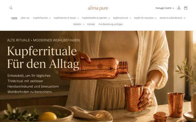 Alma Pure storefront