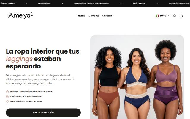 MyAmelya storefront