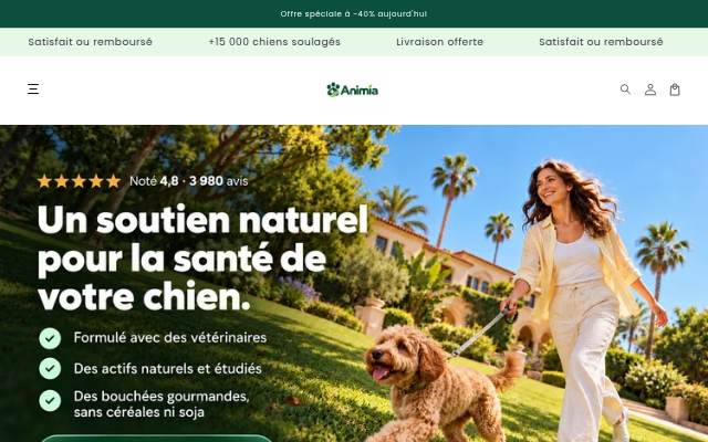 Startseite von Animia