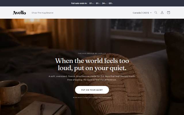 Avello storefront
