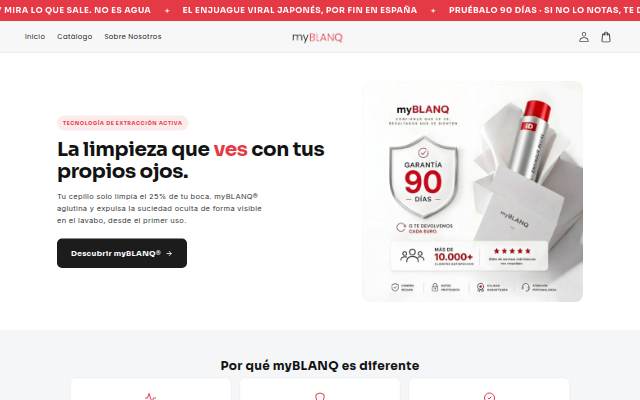 myBLANQ storefront
