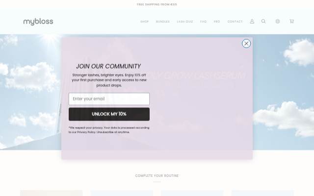 MYBLOSS storefront