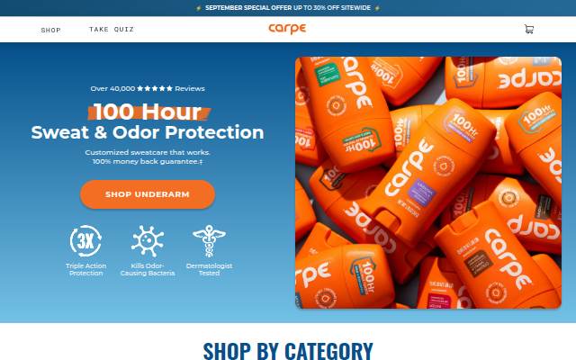 Carpe storefront