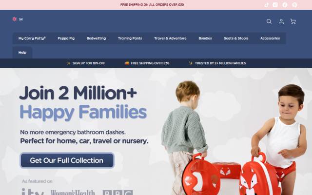 Startseite von My Carry Potty®