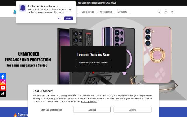 MYCASETY storefront