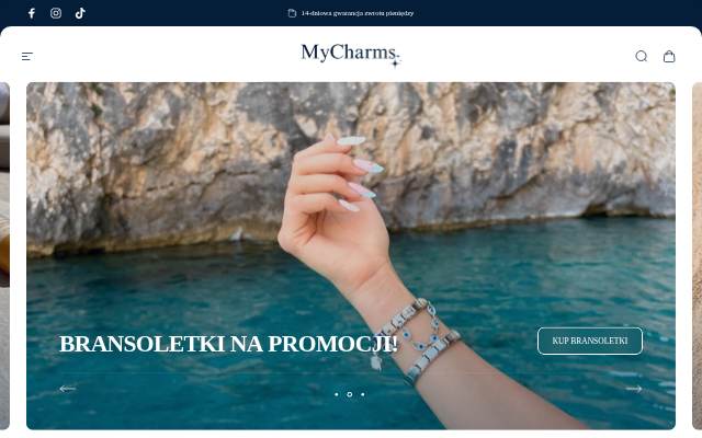 MyCharms storefront