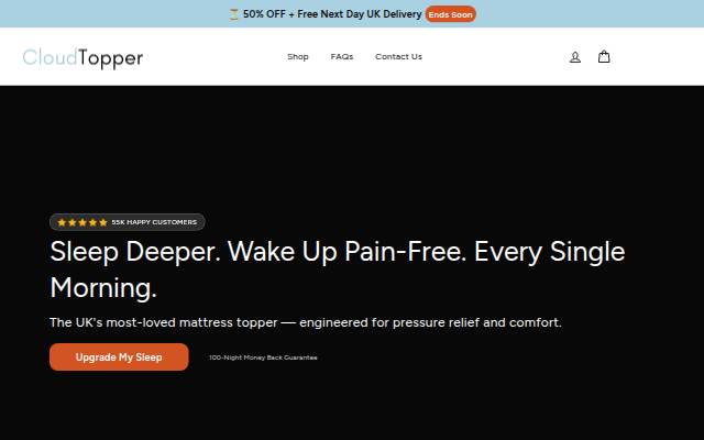 CloudTopper storefront