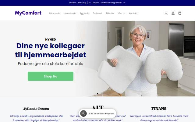 MyComfort storefront