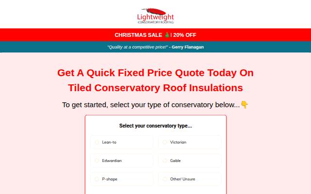 Montra da Lightweight Conservatory Roofing