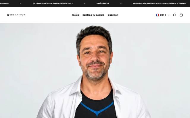 Startseite von CoreArmour™