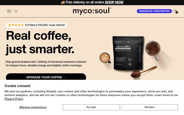 myco:soul storefront