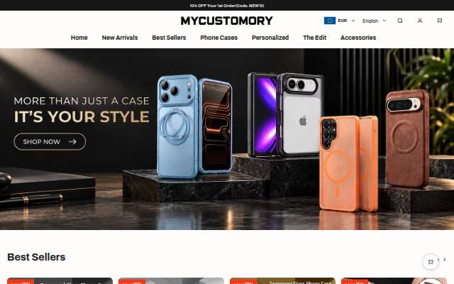 mycustomory storefront