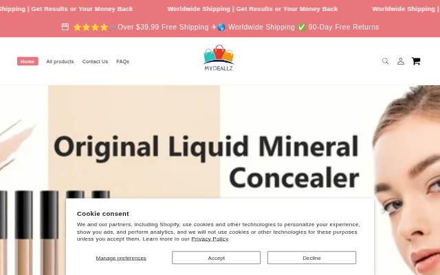 mydeallz storefront