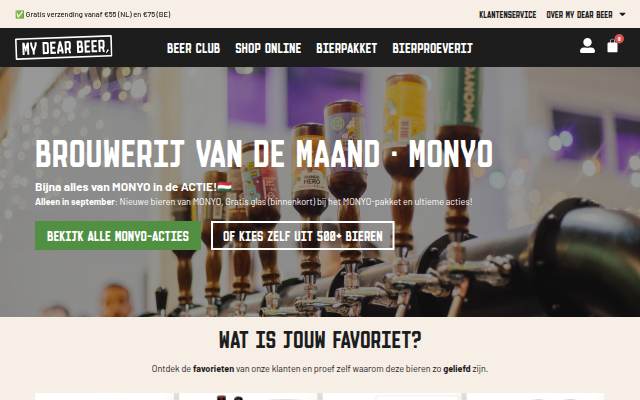 Montra da My Dear Beer
