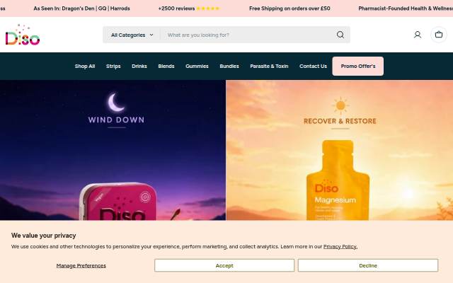 Diso storefront